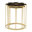 Hamilton Interiors Living Jodie Set Of Two Black And White Petal Tables House of Isabella UK