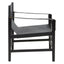Hamilton Interiors Living Kendari Black Teak Wood Frame Armchair House of Isabella UK