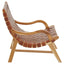 Hamilton Interiors Living Kendari Brown Woven Leather Chair House of Isabella UK