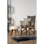 Hamilton Interiors Living Kendari Hair on Leather and Teak Stool House of Isabella UK