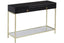 Hamilton Interiors Living Kensington Townhouse Black Mirror Console Table with Gold Frame House of Isabella UK