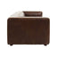 Hamilton Interiors Living King Three Seater Antique Brown Leather Sofa House of Isabella UK