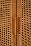 Hamilton Interiors Living Lyon Rattan and Oak Wood 4 Door Sideboard House of Isabella UK