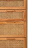 Hamilton Interiors Living Lyon Rattan and Oak Wood Chest of Four Drawers House of Isabella UK