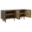 Hamilton Interiors Living Malay Recycled Elm Wood 4 Door Sideboard House of Isabella UK