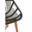 Hamilton Interiors Living Manado Black Natural Rattan And Teak Chair House of Isabella UK