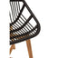 Hamilton Interiors Living Manado Black Natural Rattan And Teak Chair House of Isabella UK