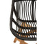 Hamilton Interiors Living Manado Black Natural Rattan And Teak Chair House of Isabella UK