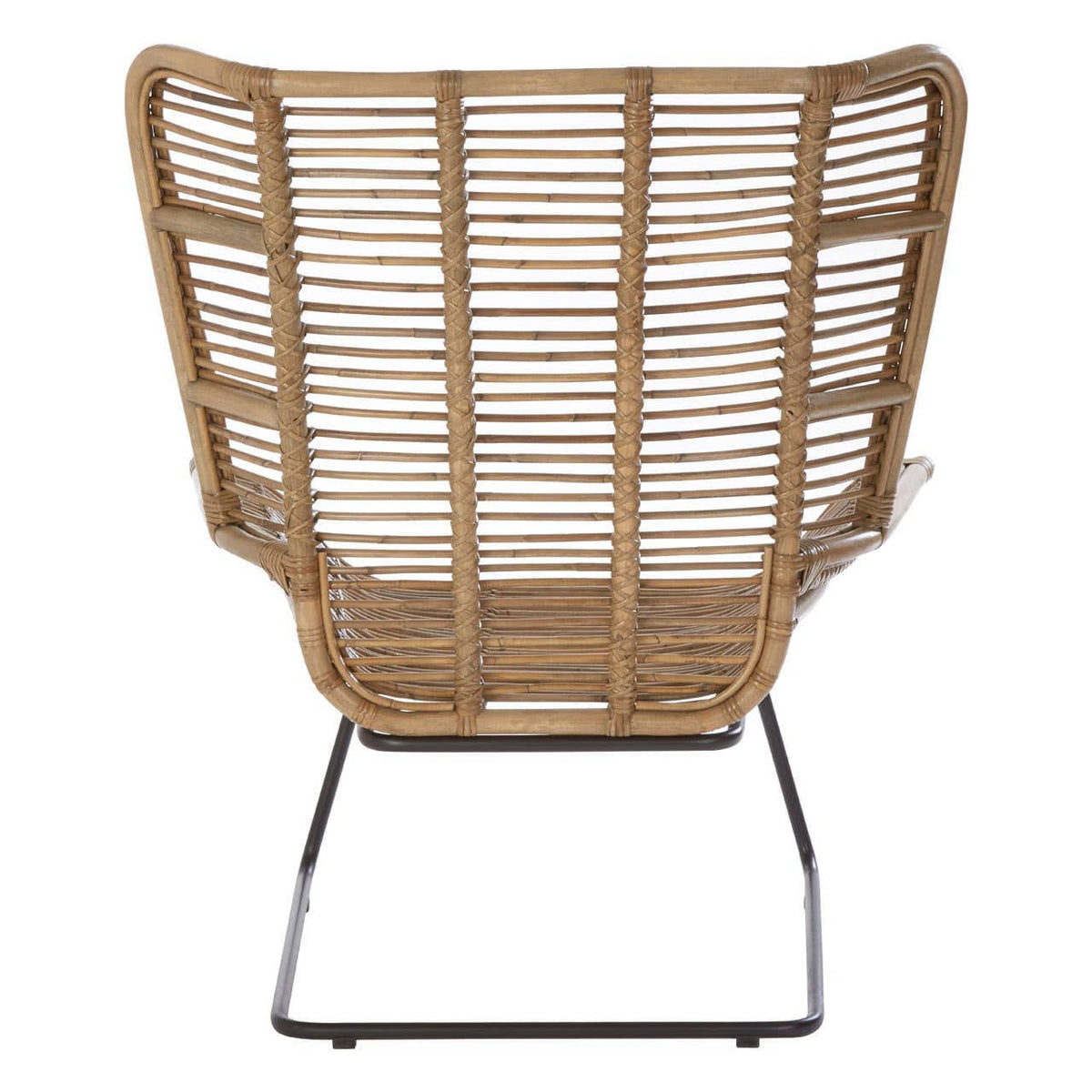 Hamilton Interiors Living Manado Natural Rattan Lounge Chair And Footstool House of Isabella UK
