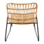 Hamilton Interiors Living Manado Rattan Chair And Footstool Set House of Isabella UK