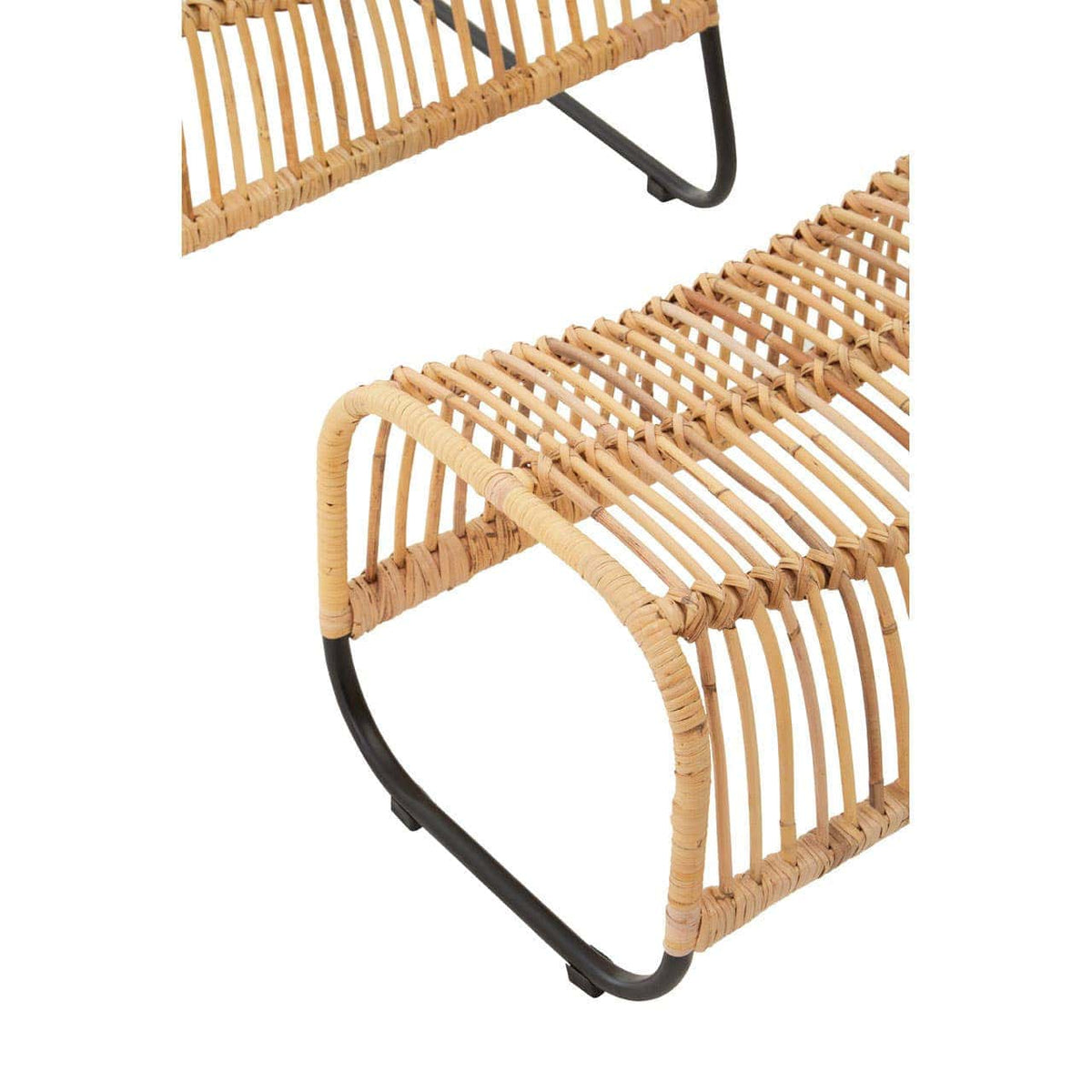 Hamilton Interiors Living Manado Rattan Chair And Footstool Set House of Isabella UK