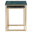 Hamilton Interiors Living Mandoli Nest Of 2 Green Marble Side Tables House of Isabella UK