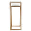 Hamilton Interiors Living Mandoli Nest Of 2 White Marble Top Square Side Tables House of Isabella UK
