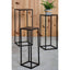 Hamilton Interiors Living Mandoli Nest Of 3 Black Side Tables House of Isabella UK