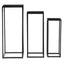 Hamilton Interiors Living Mandoli Nest Of 3 Black Side Tables House of Isabella UK