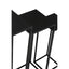 Hamilton Interiors Living Mandoli Nest Of 3 Black Side Tables House of Isabella UK
