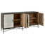 Hamilton Interiors Living Milan 4 Door Recycled Elm Wood Sideboard House of Isabella UK