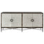 Hamilton Interiors Living Milan 4 Door Recycled Elm Wood Sideboard House of Isabella UK