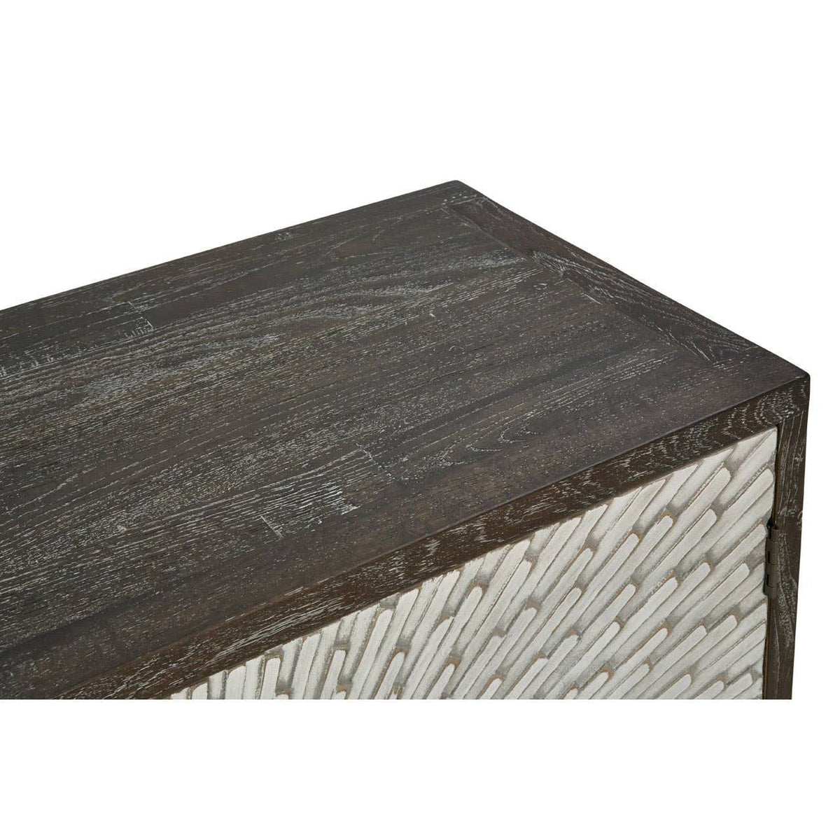 Hamilton Interiors Living Milan 4 Door Recycled Elm Wood Sideboard House of Isabella UK