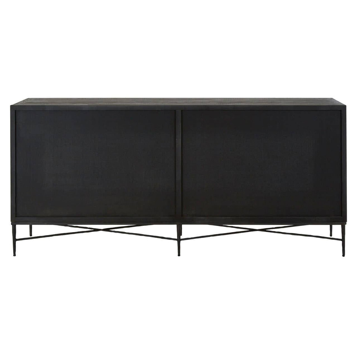 Hamilton Interiors Living Milan 4 Door Recycled Elm Wood Sideboard House of Isabella UK