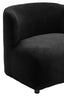 Hamilton Interiors Living Montreal Black Boucle Effect Armless Lounge Chair House of Isabella UK