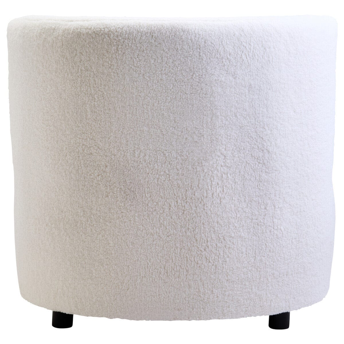 Hamilton Interiors Living Montreal Ivory Boucle Effect Armless Lounge Chair House of Isabella UK