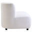Hamilton Interiors Living Montreal Ivory Boucle Effect Armless Lounge Chair House of Isabella UK