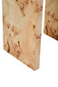 Hamilton Interiors Living Mota Burl Wood Design Curved Side Table House of Isabella UK