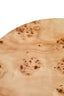 Hamilton Interiors Living Mota Burl Wood Design Round Side Table House of Isabella UK
