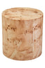 Hamilton Interiors Living Mota Burl Wood Design Round Side Table House of Isabella UK