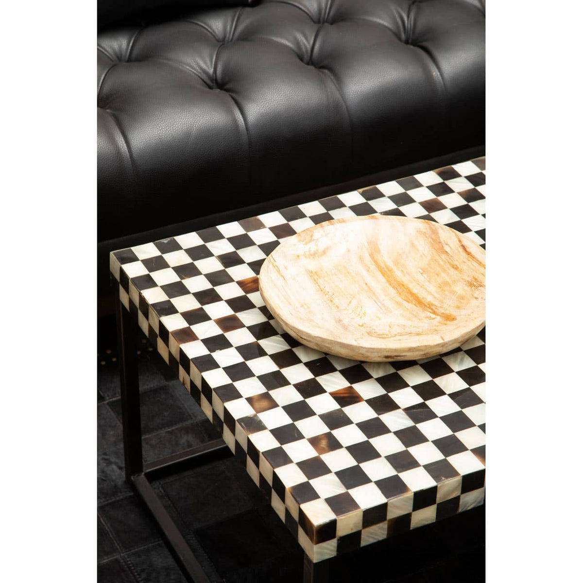 Hamilton Interiors Living Obra Mother of Pearl Square Coffee Table House of Isabella UK