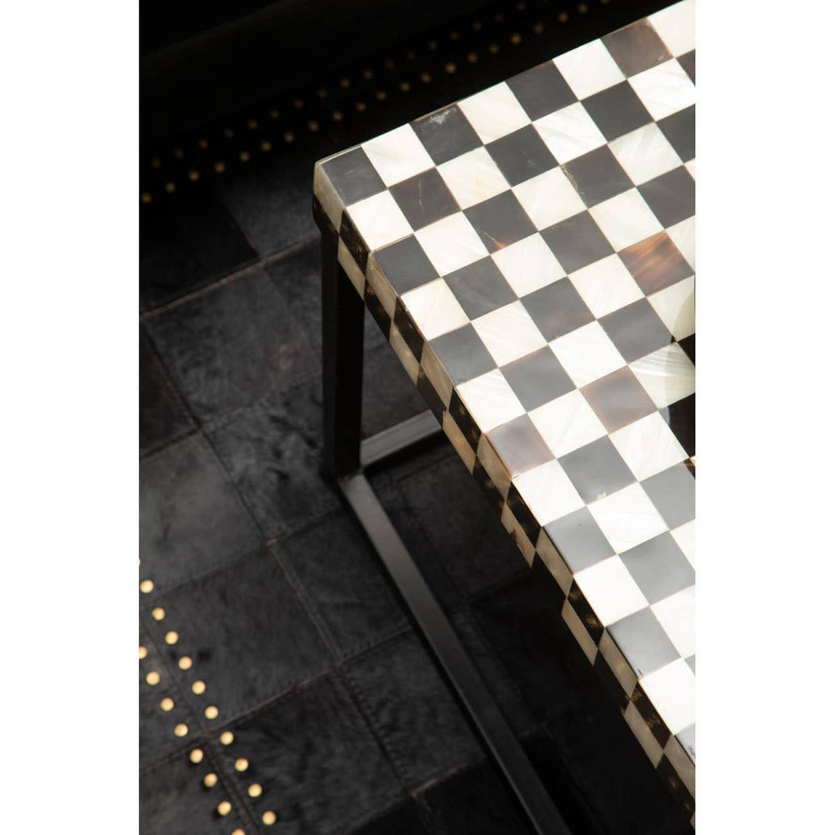 Hamilton Interiors Living Obra Mother of Pearl Square Coffee Table House of Isabella UK