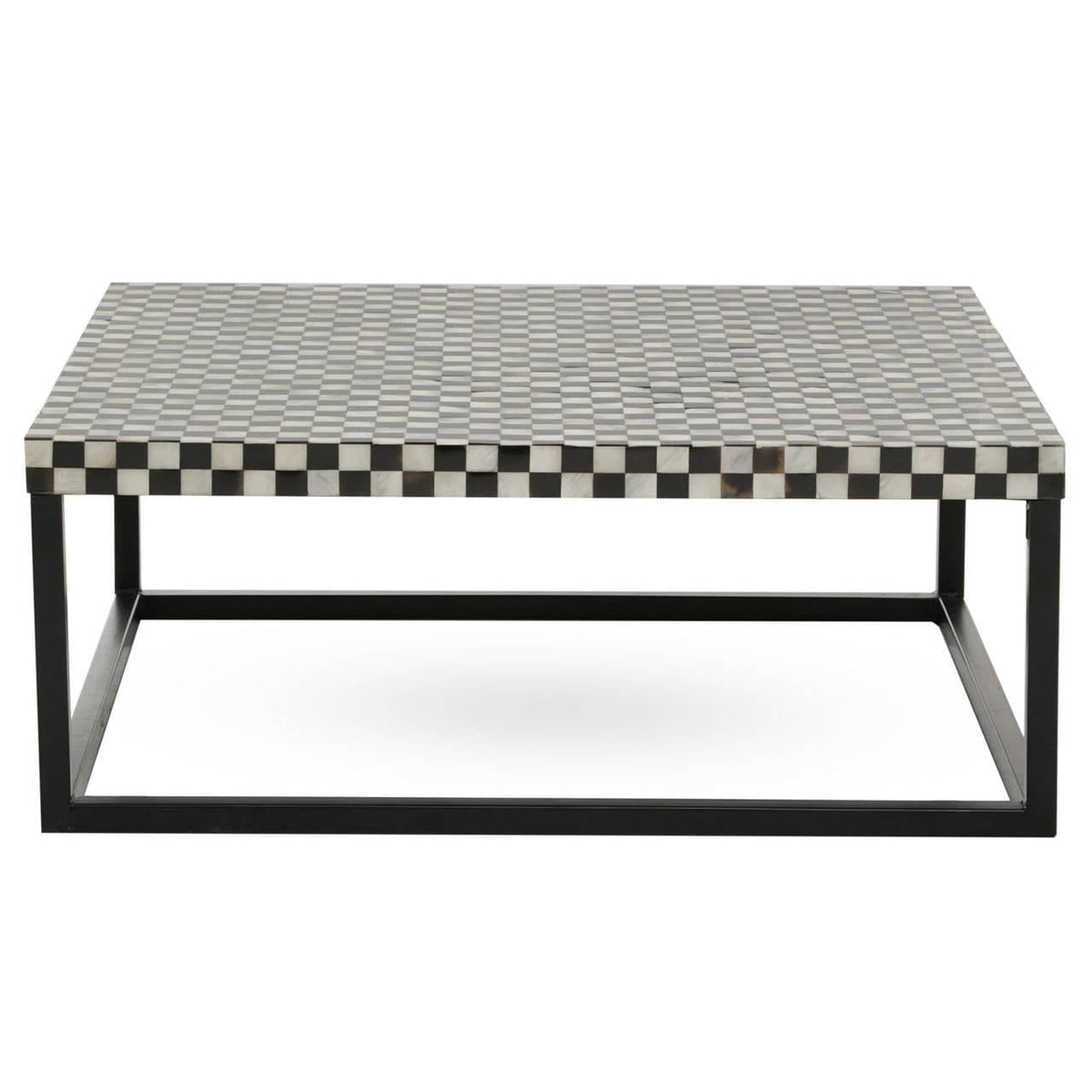 Hamilton Interiors Living Obra Mother of Pearl Square Coffee Table House of Isabella UK