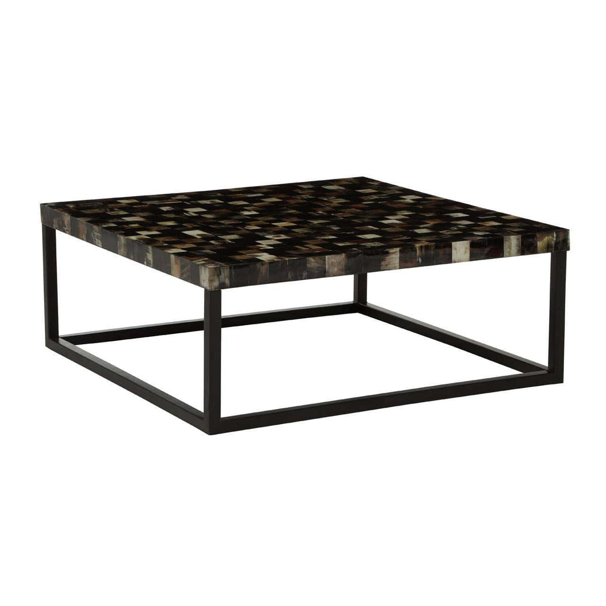 Hamilton Interiors Living Obra Mother of Pearl top Square Coffee Table House of Isabella UK