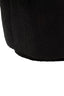 Hamilton Interiors Living Oliveto Black Boucle Curved Swivel Armchair House of Isabella UK