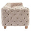 Hamilton Interiors Living Ophelia 3 Seat Beige Velvet Sofa House of Isabella UK