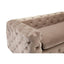Hamilton Interiors Living Ophelia 3 Seat Beige Velvet Sofa House of Isabella UK