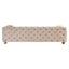 Hamilton Interiors Living Ophelia 3 Seat Beige Velvet Sofa House of Isabella UK