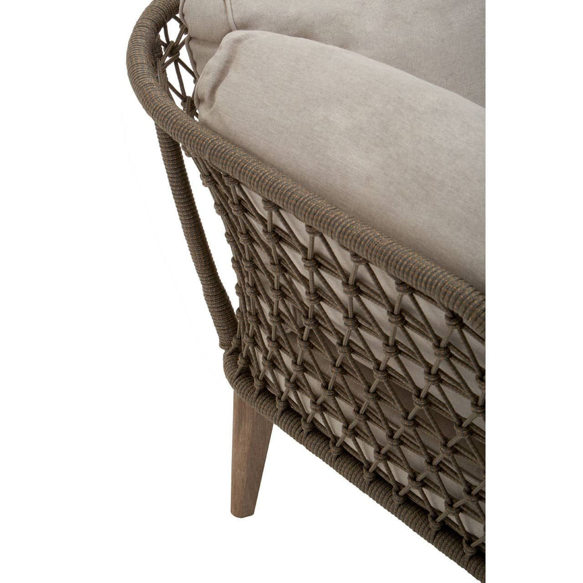 Hamilton Interiors Living Opus Three Seat Bronze and Charcoal Sofa House of Isabella UK