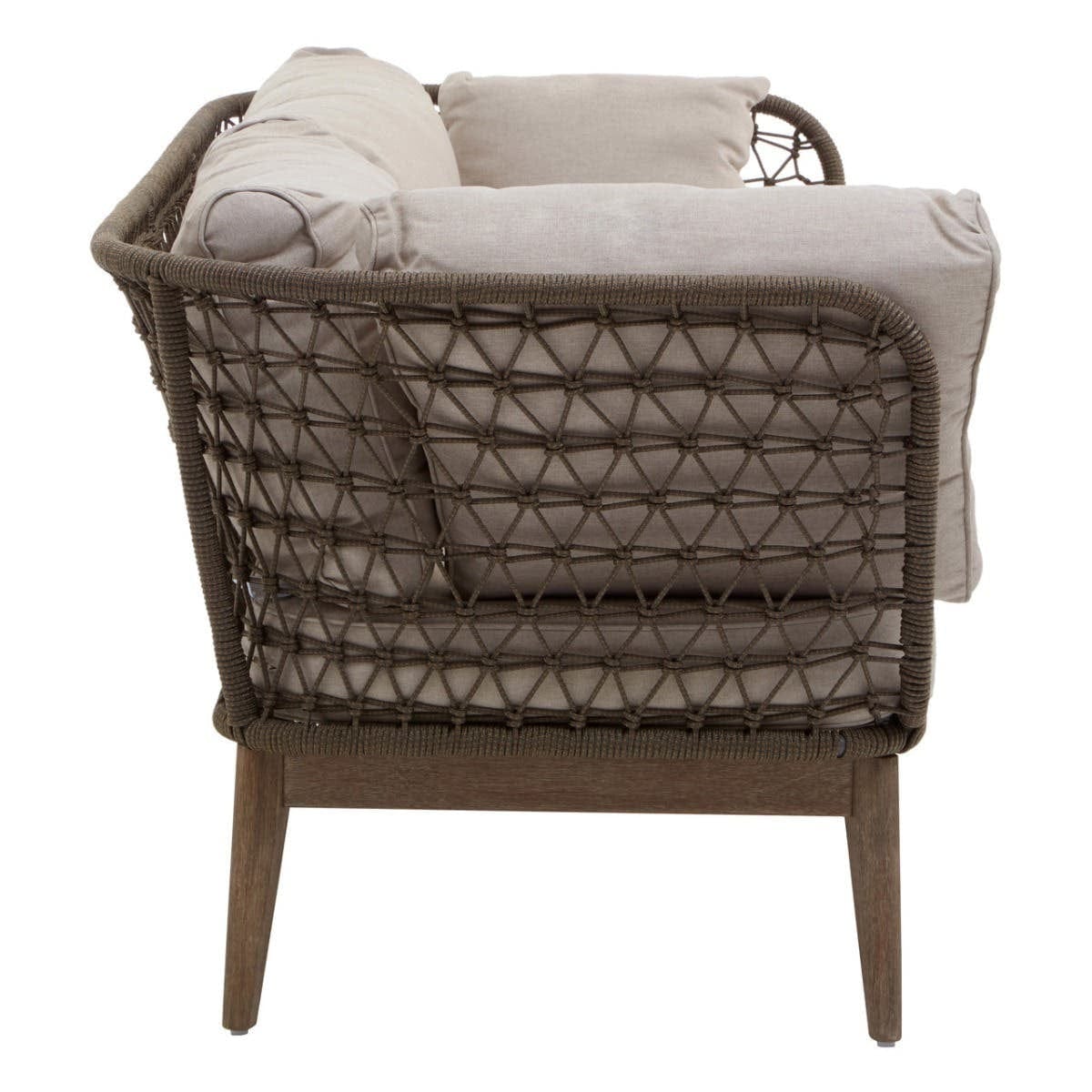 Hamilton Interiors Living Opus Three Seat Bronze and Charcoal Sofa House of Isabella UK