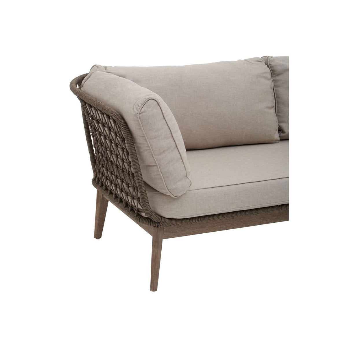 Hamilton Interiors Living Opus Three Seat Bronze and Charcoal Sofa House of Isabella UK