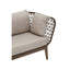 Hamilton Interiors Living Opus Three Seat Bronze and Charcoal Sofa House of Isabella UK