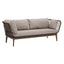 Hamilton Interiors Living Opus Three Seat Bronze and Charcoal Sofa House of Isabella UK