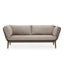 Hamilton Interiors Living Opus Three Seat Bronze and Charcoal Sofa House of Isabella UK
