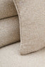Hamilton Interiors Living Oratino Ivory Linen 3 Seater Curved Sofa House of Isabella UK