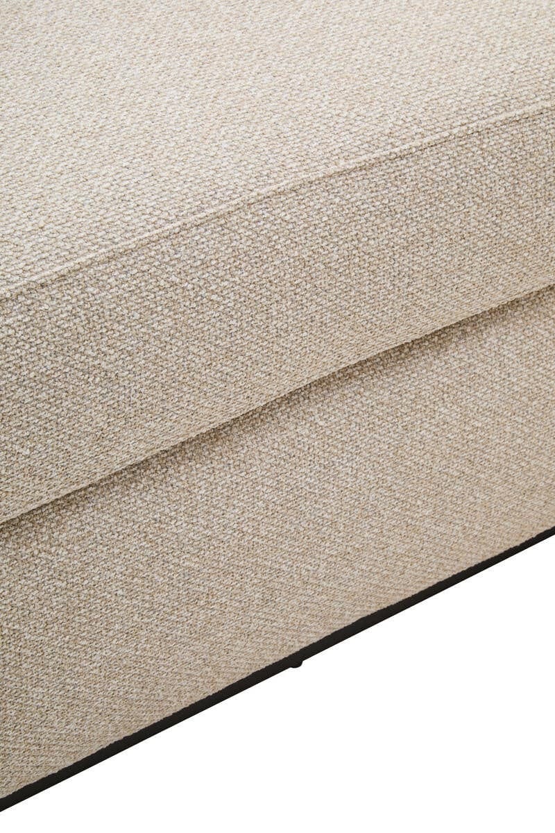 Hamilton Interiors Living Oratino Ivory Linen 3 Seater Curved Sofa House of Isabella UK