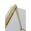 Hamilton Interiors Living Oria Warm Metallic Finish End Table House of Isabella UK