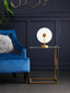 Hamilton Interiors Living Oria Warm Metallic Finish End Table House of Isabella UK