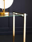 Hamilton Interiors Living Oria Warm Metallic Finish End Table House of Isabella UK