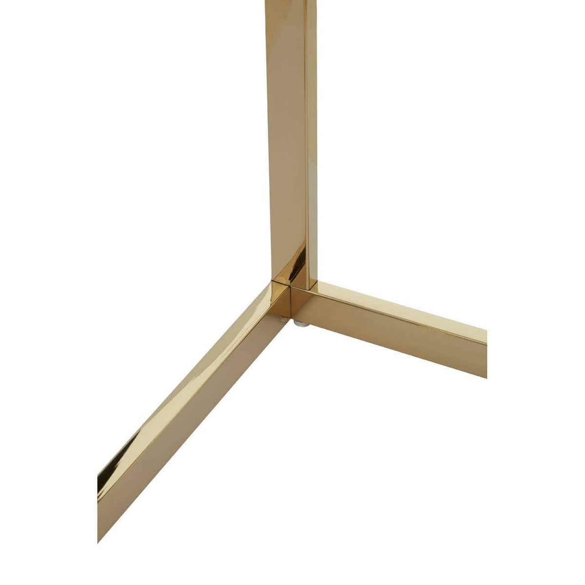 Hamilton Interiors Living Oria Warm Metallic Finish End Table House of Isabella UK